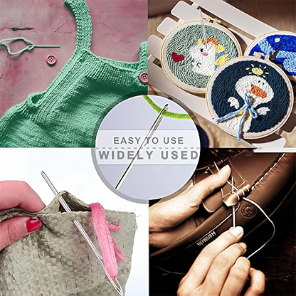 Large Eye Sewing Needle Kit