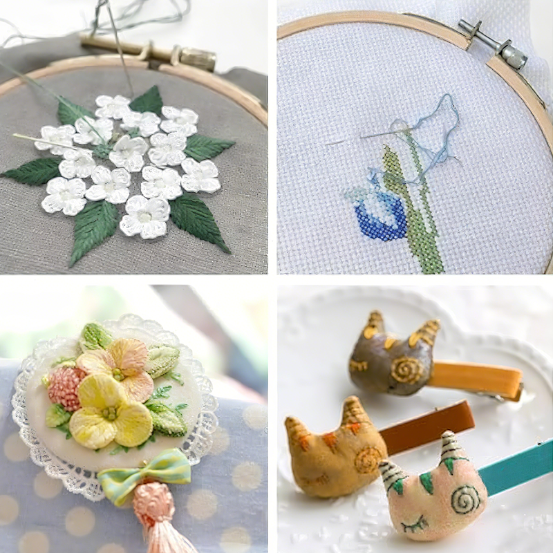 Large Eye Sewing Needle Kit