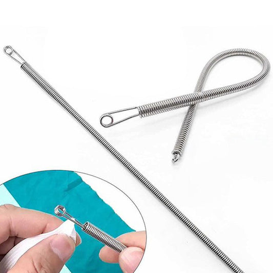 Foldable Spring Drawstring Threader Tool